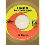 Beatles I Want To Hold Your Hand RIAA White Matte Gold 45 Award - RARE - Record Award