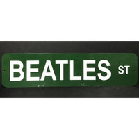 Beatles Metal Street Sign - Music Memorabilia