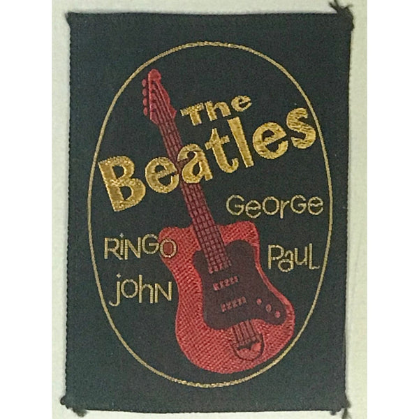 Beatles Original 1964 Embroidered Badge - Music Memorabilia