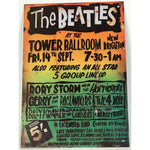 Beatles Vintage Tower Ballroom Metal Decor Plaque - Music Memorabilia
