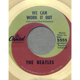 Beatles We Can Work It Out White Matte RIAA Gold 45 Award - RARE