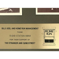Billy Joel 52nd Street & The Stranger in-house award - Record Award
