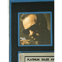 Billy Joel Greatest Hits V3 RIAA Platinum Album Award - Record Award