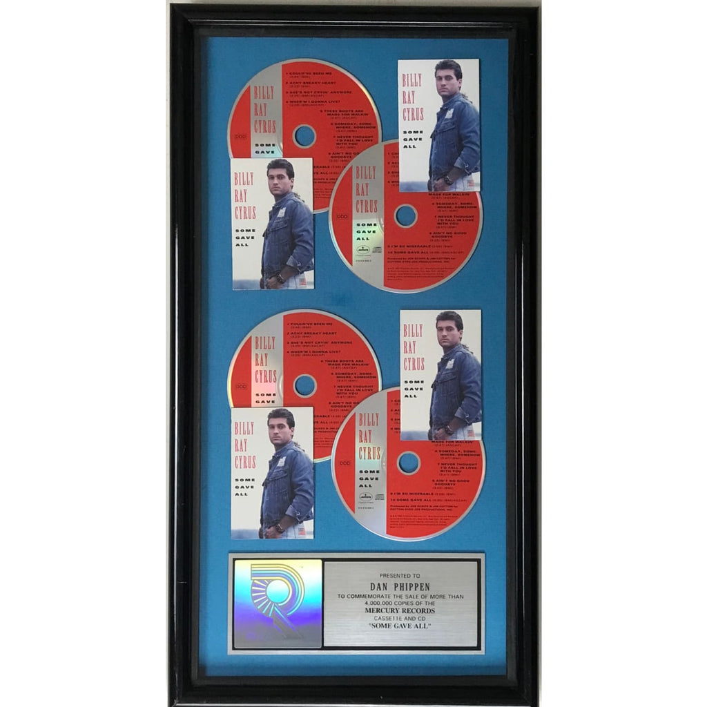 musicgoldmine.com - Billy Ray Cyrus Some Gave All RIAA 4x Multi