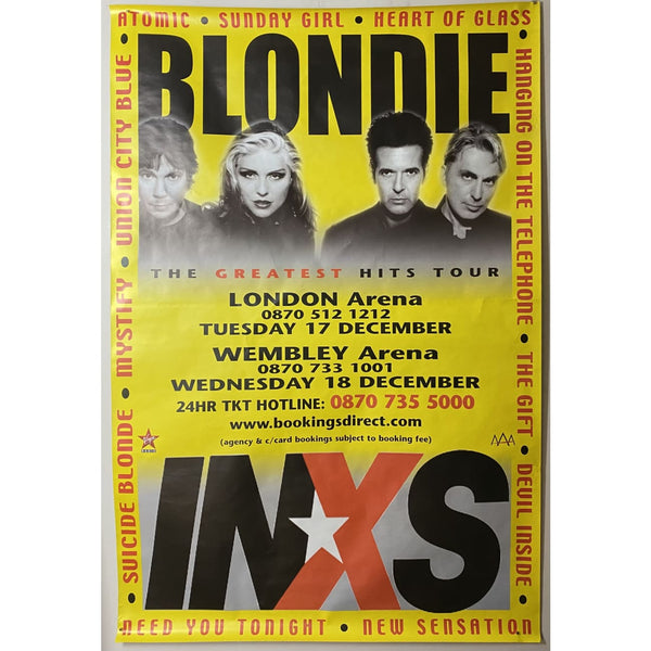 Blondie Greatest Hits Tour 2002 Tour Poster - Poster
