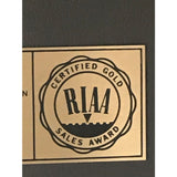Blue Öyster Cult Fire Of Unknown Origin RIAA Gold LP Award - Record Award