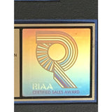 Bob Seger The Fire Inside RIAA Gold Award signed by Seger - RARE