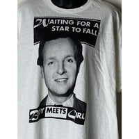 Boy Meets Girl Waiting For A Star To Fall 1980s Vintage T-shirt
