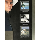 Brad Paisley 5x Platinum Multi Album Arista Label Award - Record Award
