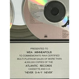 Brandy Never S-A-Y Never RIAA 4x Multi-Platinum Album Award - Record Award
