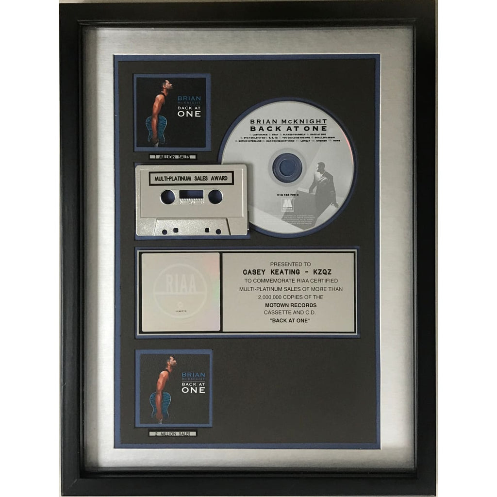 musicgoldmine.com - Brian McKnight Back At One RIAA 2x Multi