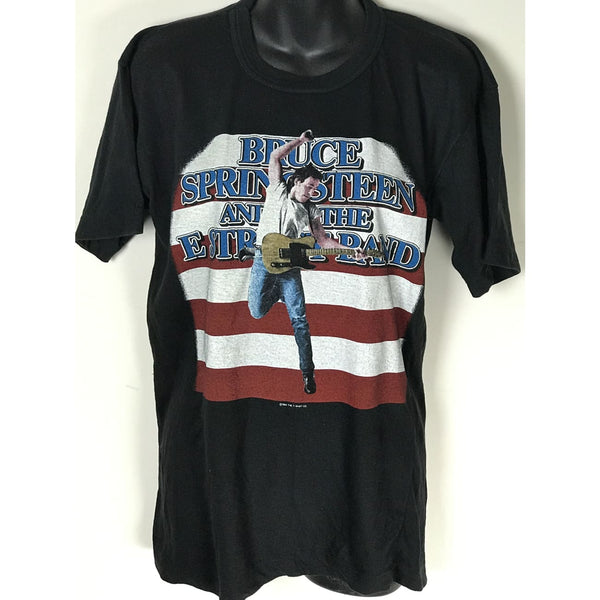 Bruce Springsteen Born In The U.S.A. Tour 84-85 Vintage T-shirt 80s - Music Memorabilia