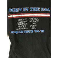Bruce Springsteen Born In The U.S.A. Tour 84-85 Vintage T-shirt 80s - Music Memorabilia
