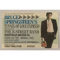Bruce Springsteen Tunnel of Love Express 1988 Tour Program + Ticket - Music Memorabilia
