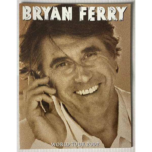 Bryan Ferry 2002 World Tour Program - Music Memorabilia