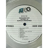 Buffalo Springfield Retrospective RIAA Platinum Album Award - Record Award