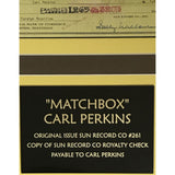 Carl Perkins MatchBox Sun Records Collage - Music Memorabilia Collage