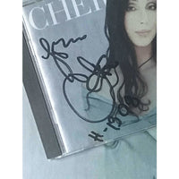Cher Believe CD Collage signed by Cher w/BAS COA