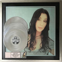 Cher Believe RIAA 3x Multi-Platinum Album Award - Record Award