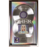 Cher Very Best Of RIAA 2x Multi-Platinum Album Award - Record Award