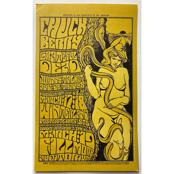 Chuck Berry Creative Litho Reprint Handbill BG-55 - Concert Handbill