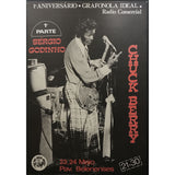Chuck Berry Vintage 80s Concert Poster - Poster