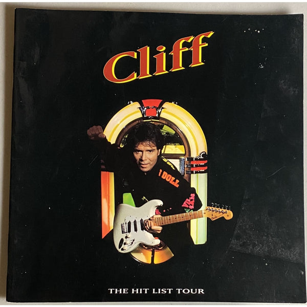 Cliff Richard 1986 The Hit List Tour Program - Music Memorabilia