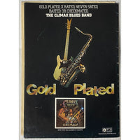 Climax Blues Band 1976 Gold Plated Tour Program - Music Memorabilia