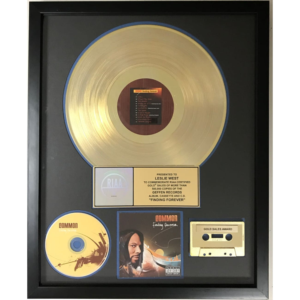 Common Finding Forever RIAA Gold Album Award 