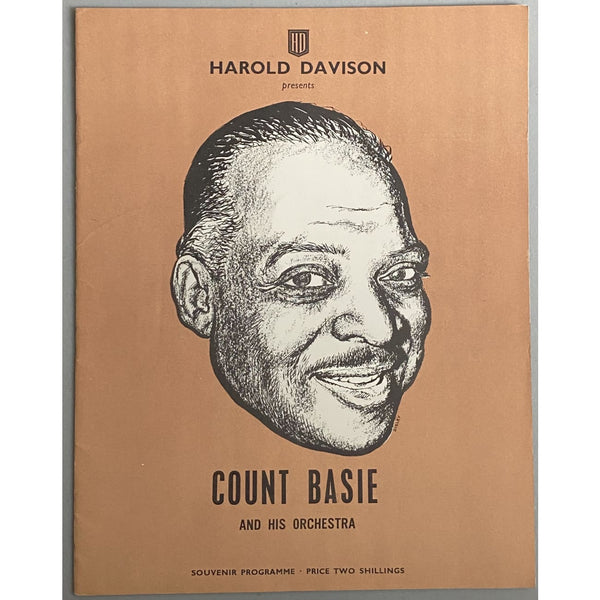Count Basie 1959 UK Tour Program with Ticket - Music Memorabilia