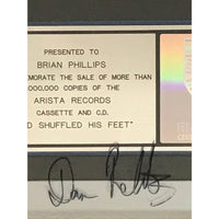 Crash Test Dummies God Shuffled His Feet RIAA Platinum Album Award signed by group - RARE