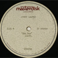 Cyndi Lauper Original Acetate for She Bop Dance Mix (1984) - RARE