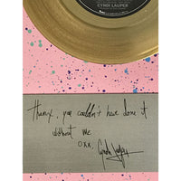 Cyndi Lauper She’s So Unusual Label LP & Single Award - Record Award