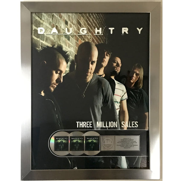 Daughtry debut album RIAA Multi-Platinum Award - Record Award