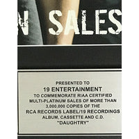 Daughtry debut album RIAA Multi-Platinum Award - Record Award