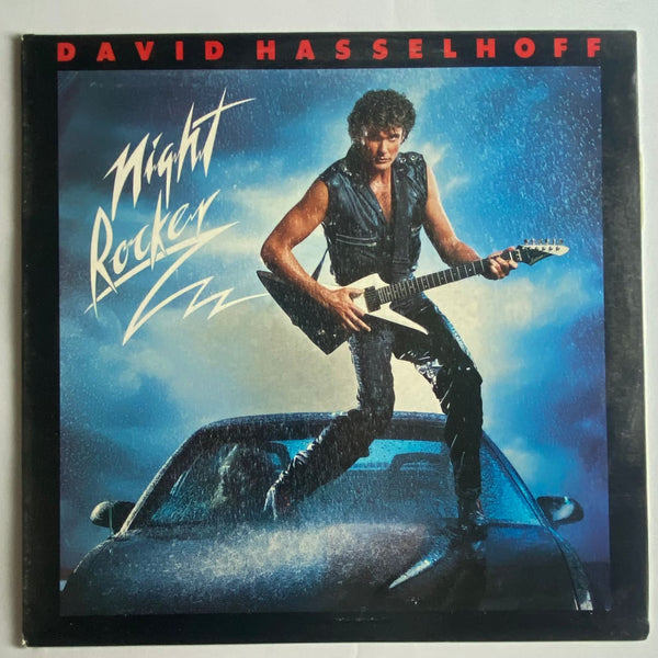 David Hasselhof Night Rocker1984 Promo LP - Media