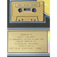 Deep Blue Something Home RIAA Gold Album Award - Record Award