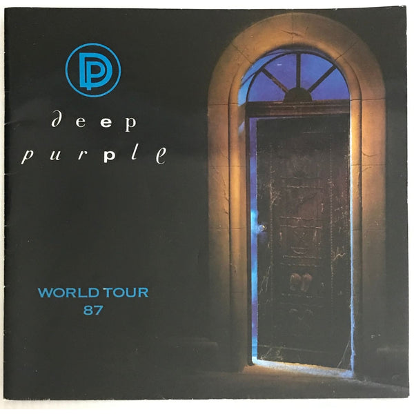 Deep Purple 1987 World Tour Concert Program & Ticket - Music Memorabilia
