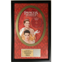 Disney The Princess Diaries 2 RIAA Gold Album Award - Record Award