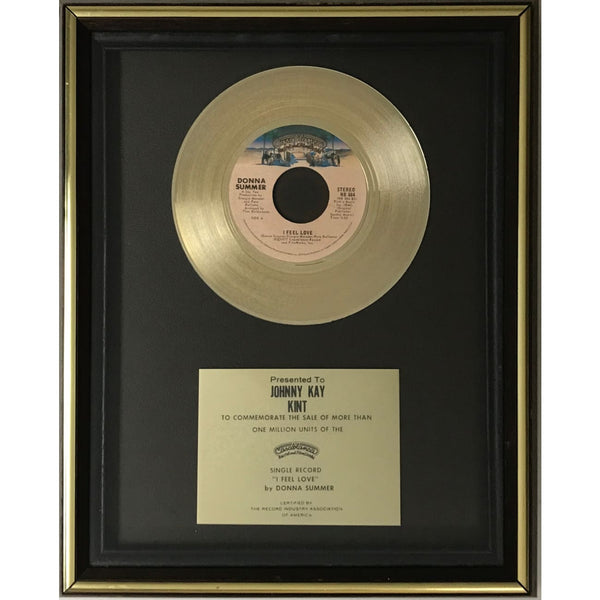 Donna Summer I Feel Love Casablanca Records 45 award - Record Award