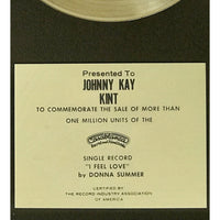 Donna Summer I Feel Love Casablanca Records 45 award - Record Award