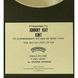 Donna Summer I Feel Love Casablanca Records 45 award - Record Award