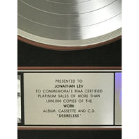 Eagle Eye Cherry Desireless RIAA Platinum Award - Record Award