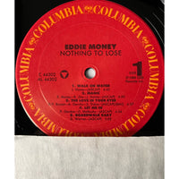 Eddie Money Nothing To Lose LP signed by Money w/BAS LOA - Music Memorabilia