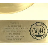 Edgar Winter Group Shock Treatment RIAA Gold LP Award - RARE - Record Award