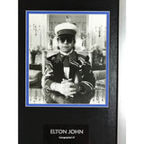 Elton John Album Collage signed by Elton John w/Epperson LOA