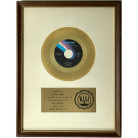 Elton John Bennie and the Jets White Matte RIAA Gold 45 Award - RARE - Record Award