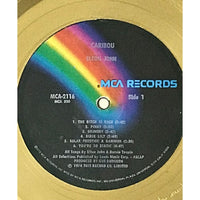 Elton John Caribou White Matte RIAA Gold LP Award - RARE - Record Award