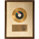 Elton John Crocodile Rock White Matte RIAA Gold Single Award - RARE - Record Award