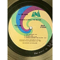 Elton John Madman Across The Water White Matte RIAA Gold LP Award presented to Bernie Taupin- RARE